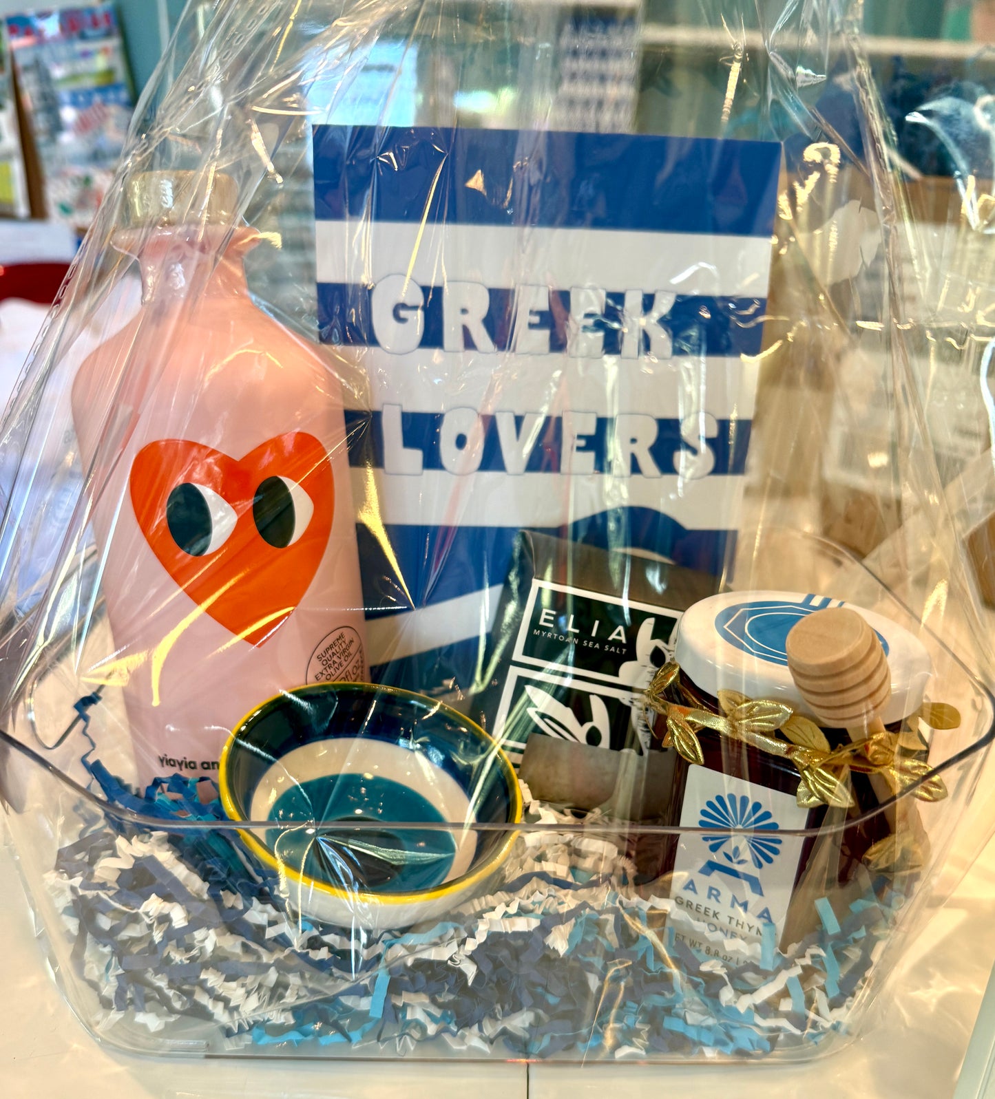 Greek Lovers Gift Basket